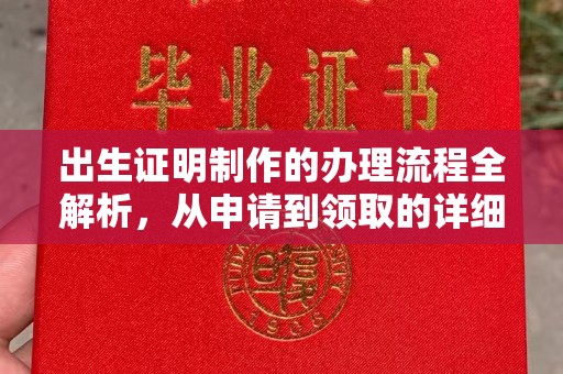 新乐出生证明制作的办理流程全解析，从申请到领取的详细指南